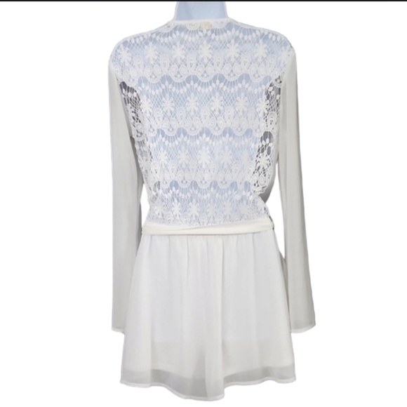 ALTAR'D State Lace Back Tie Waist Romper - Picture 8 of 9